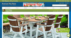 Desktop Screenshot of poly-lumber-furniture.com