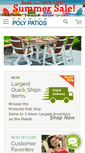 Mobile Screenshot of poly-lumber-furniture.com